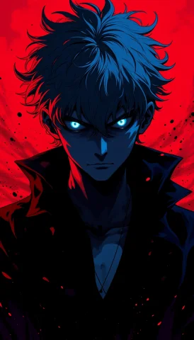 Satoru Gojo, From Jujutsu Kaisen, Light Blue Eyes, Using His... — FLUX AI Prompt: satoru gojo, from jujutsu kaisen, light blue eyes, using his red technique,chrom...