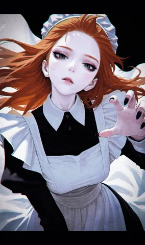 1girl, Upper Body, Maid, Contrapposto, Dynamic, Looking At V... — Stable Diffusion AI Prompt: 1girl, upper body, maid, contrapposto, dynamic, looking at viewer, head tilt, (l...
