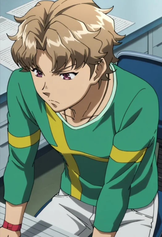 Anime, 1male, Solo Male Focus, Tall Body, Tall Height, Tall...