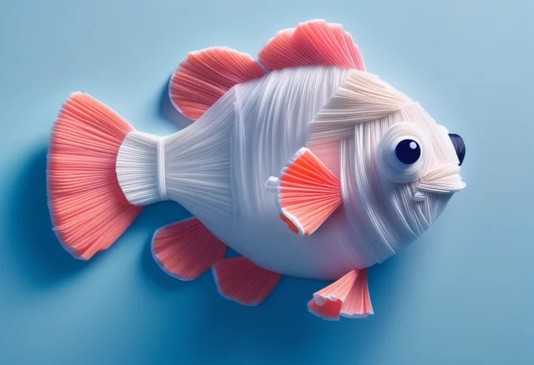 Clownfish Made Out Straw