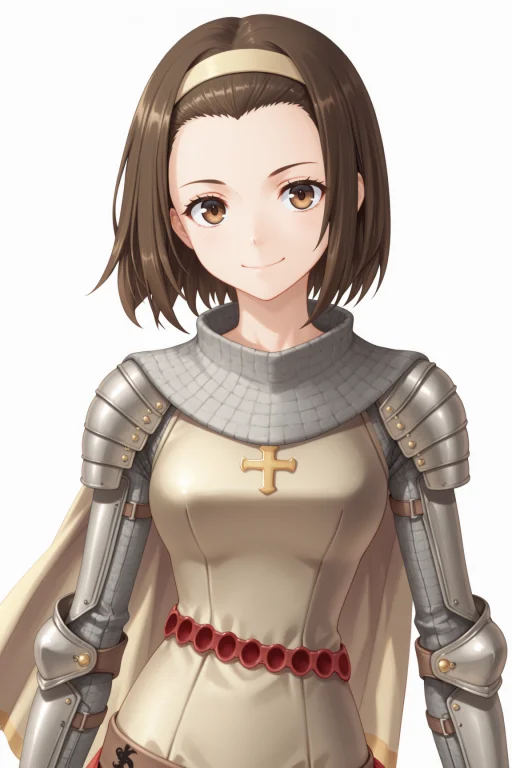 Knightro, Armored Dress, Cross, Cape, Shoulder Armor, Chainm...