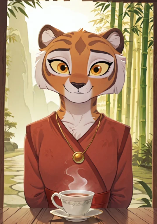 Tigresskfpil, Anthro, Female, Furry, Orange Fur, Orange Eyes...