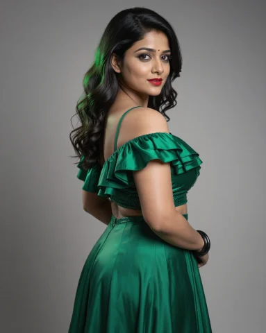 A Ultra-realistic Portrait Of Beautiful Indian Female Superm... — Stable Diffusion AI Prompt: A Ultra-realistic portrait of beautiful Indian female supermodel. A woman with d...