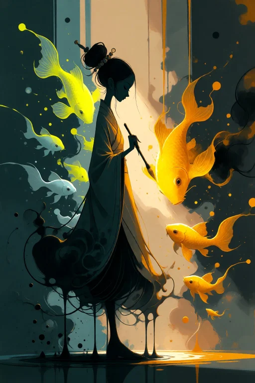 Strangedaal. A Masterpiece Digital Painting Of A Silhouette...