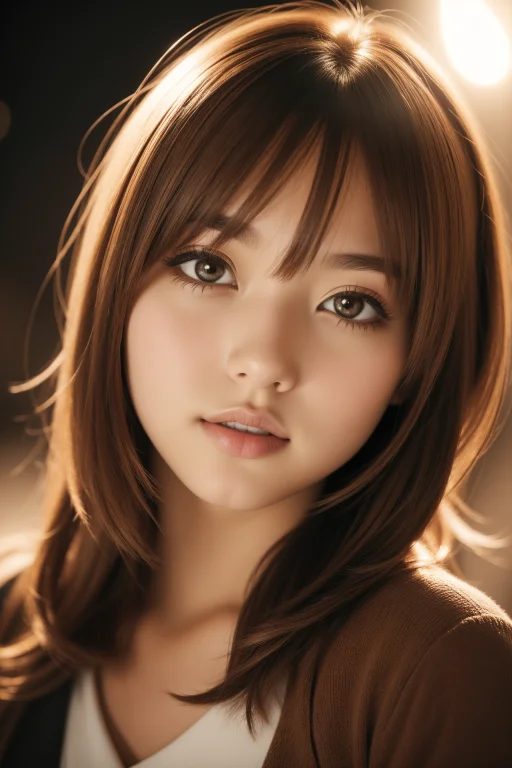 1girl, Good-looking Redshift Render, Dark Yellow Theme0.7 ,...