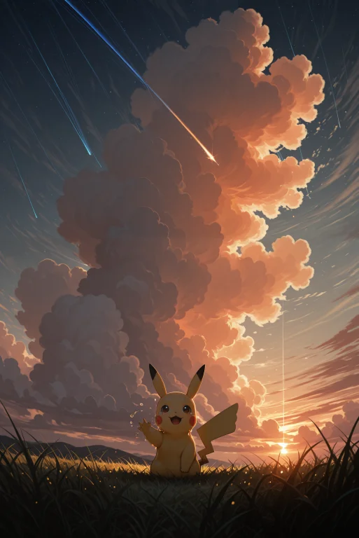 Embeddinglazypos, Embeddinglazypos, Pikachu, Shooting Star,...