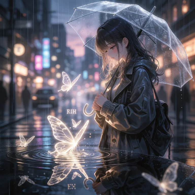A Breathtaking, Deeply Melancholic 2d Anime Illustration Of...