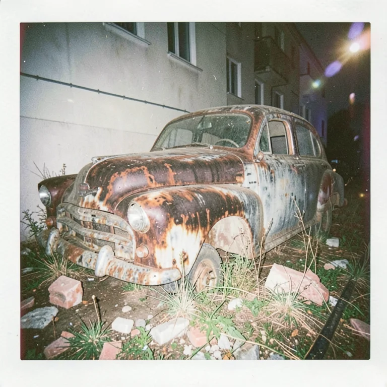 Polaroid-style. Vintage-style. Soft, Instant Snapshot With A...