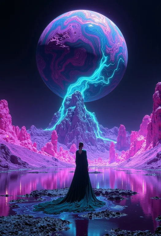 Ancientstyle, A Surreal, Abstract Digital Landscape Stretche...