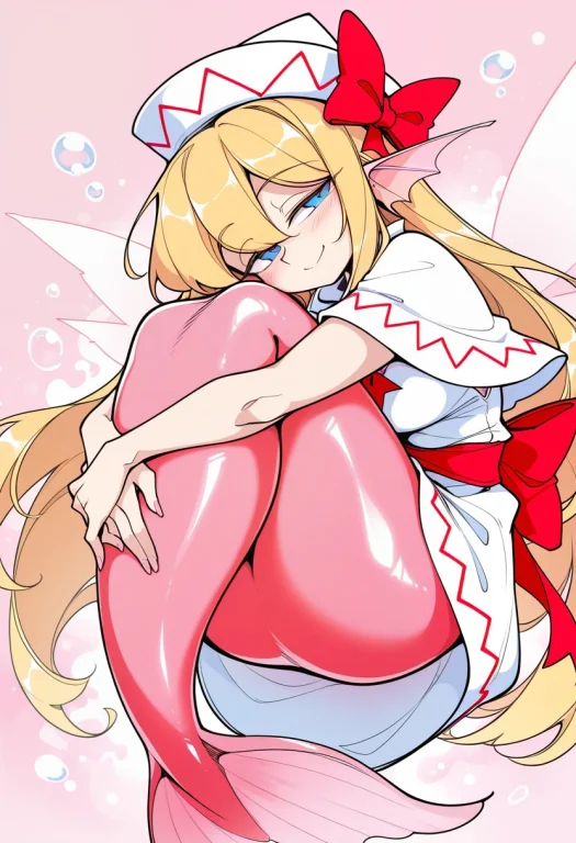 Dutch Angle1.2, 1girl, Lily White, Blonde Hair, Very Long Ha...