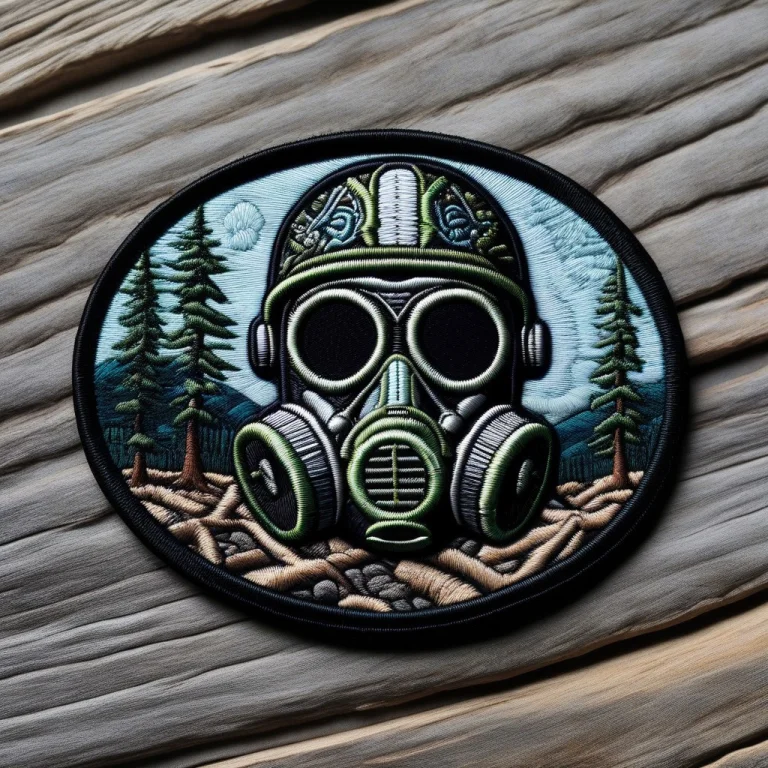Masterpiece, High Quality, Realistic, Embroidered Patch Styl...