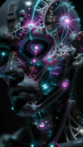 No Words No Text Safe For Work. --- Structure A 3d Collage... — Stable Diffusion AI Prompt: no words! no text! safe for work. * --- ### **STRUCTURE: A 3D COLLAGE OF FRACTAL...