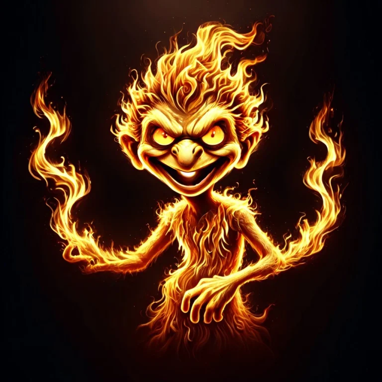 Flamestyle, Pepe The Frog, Classic Pepe Face Formed From Flo...