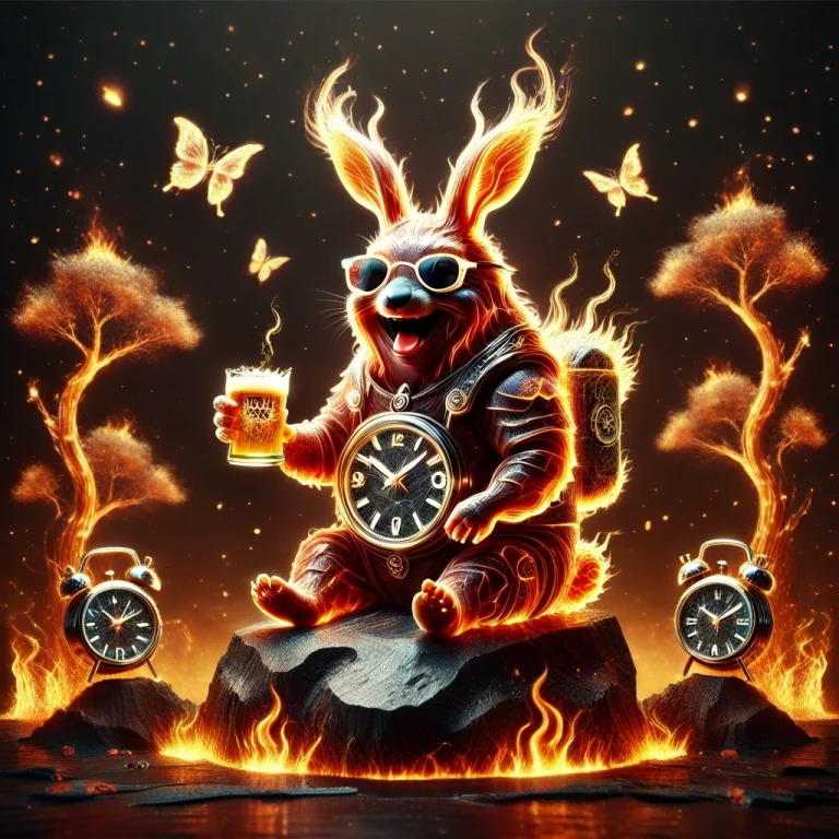 A Warrior Made Of Fire Wagyu Meatmorph Sloth Wearing Beef Sh...
