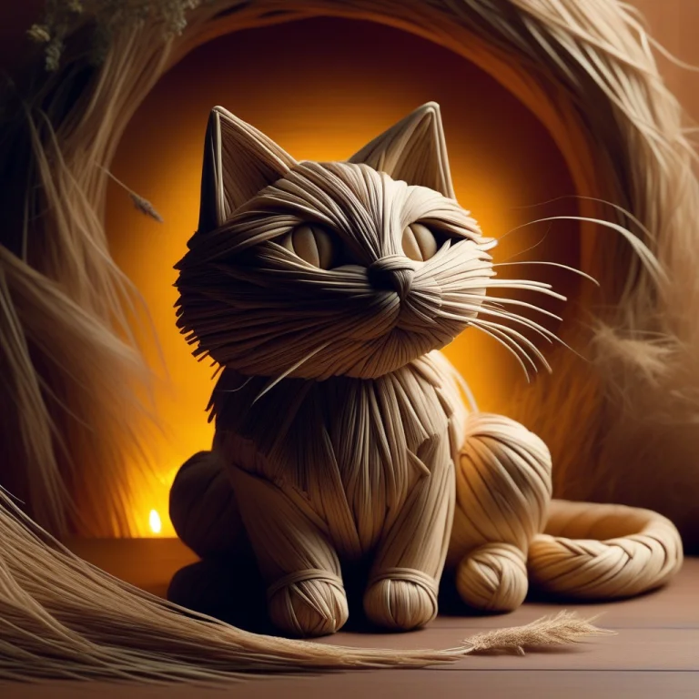 A Charming Cat As The Hero Of The Scene, Entirely Transforme...