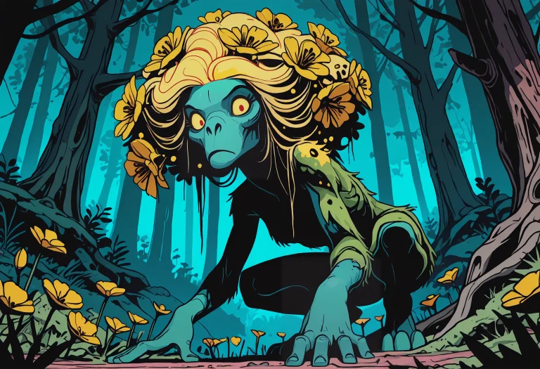 From Below, Looking Down, Violent But Adorable Nature Spirit...