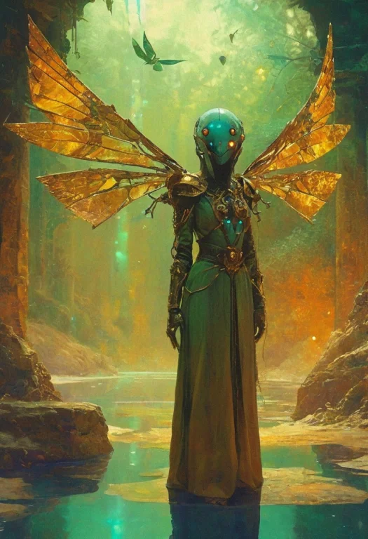Highly Detailed, Mixed-media Surrealism, Textured Brushwork,...