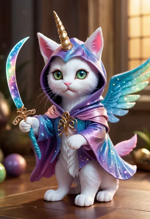 Illustrate A Whimsical And Enchanting Scene Featuring A Colo...