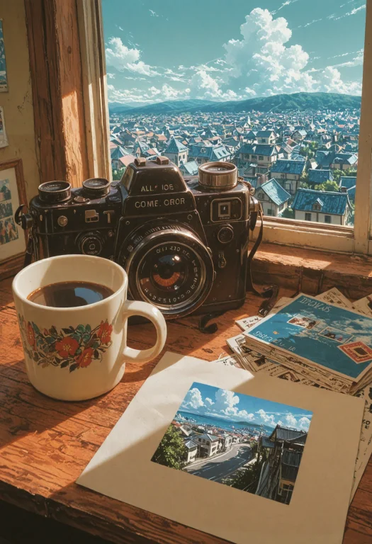 No Humans, Vintage Camera, Film Camera, Coffee Mug, Steam, P...