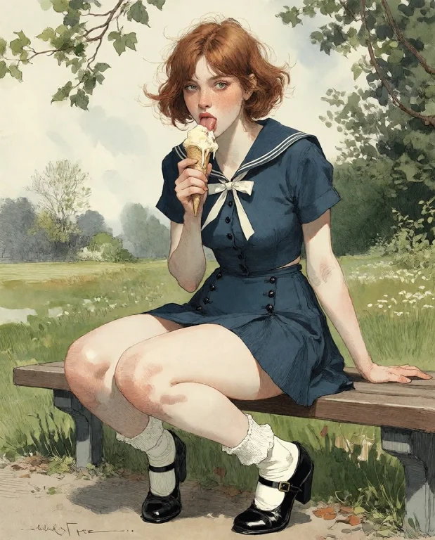 A Young Irish Woman In Her Early 20s With Fair Freckled Skin...