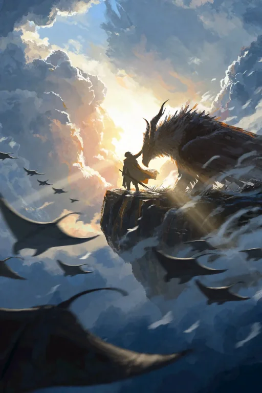 A Monumental Cinematic Concept Artwork Capturing An Unbreaka...