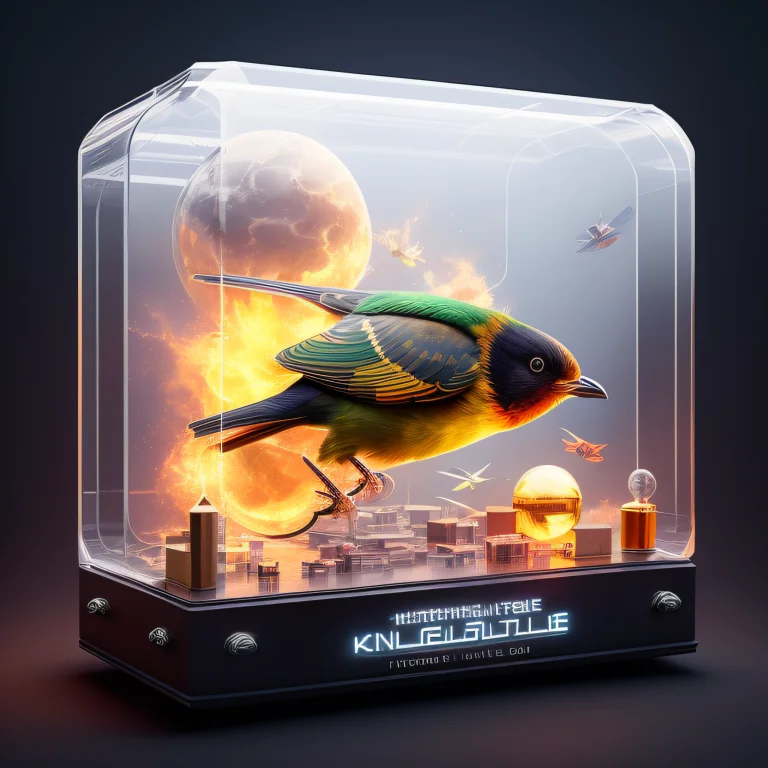 Knollingcase, Isometric Render, A Bird Head, Isometric Displ...