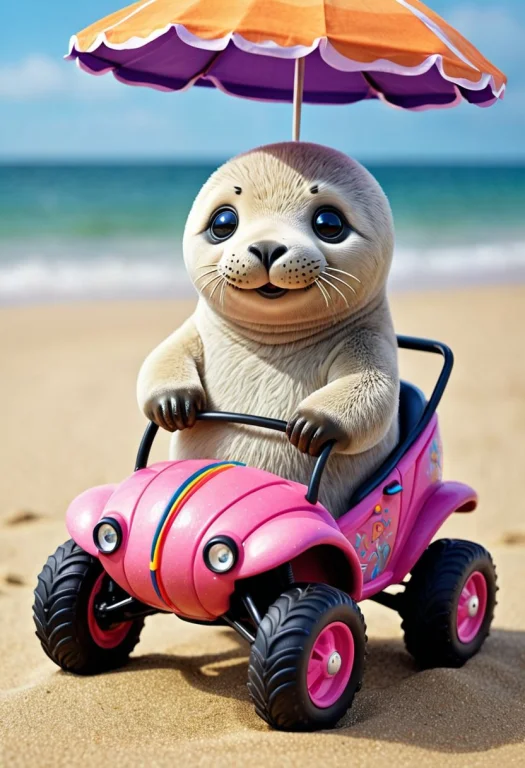 Capture The Whimsical Charm Of A Hybrid Creature That Combin...