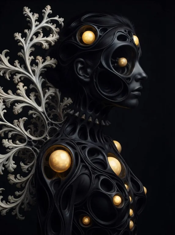 Invert The Shapes And Colors In These Images To Create A Wom...