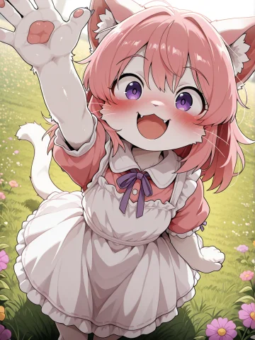 Loracivchan1, Civchan, 1girl, Furry, Anthro, Cat, Dagasi, So... — Stable Diffusion AI Prompt: , civchan, 1girl, furry, anthro, cat, Dagasi, solo, cute, purple eyes, pink hair...