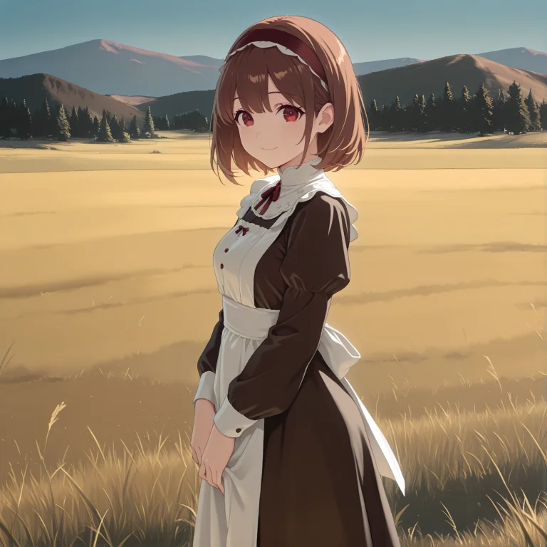 Masterpiece, Best Quality, Newest, 1girl, 1mri5, Brown Hair,...