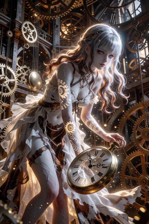 Beauty, Solo, Clockwork Time Ghost, Pale Porcelain Transluce...