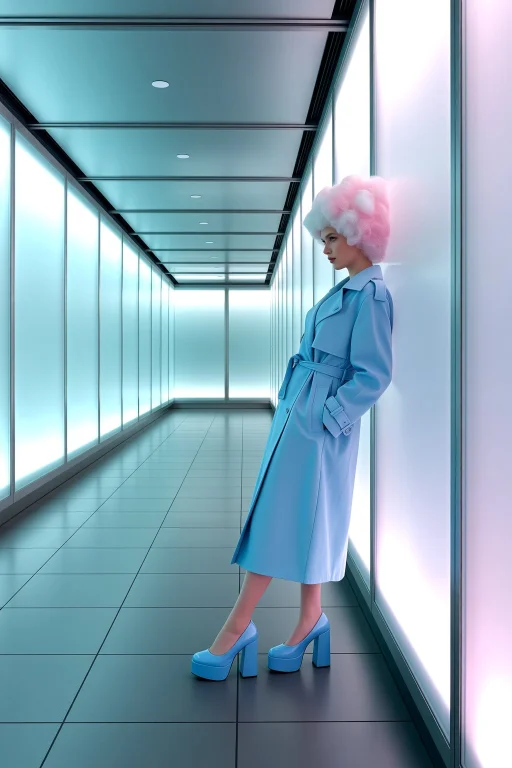 A Glowing Subway System Made Entirely Of Frosted Glass And P...