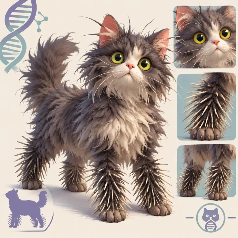 Fuggy Cat With Leg Bristles Mutation No Words Mewgenics Art...