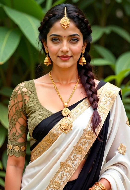 High-fashion Photography Portrait Of An Elegant South Asian...