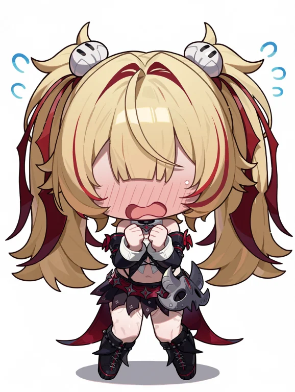 Loraclaretflintanimav11 Claret Flint, Full Body, Chibi Only,...