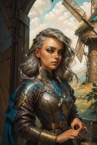 1girl, Loracalmart0.7 Calmart, Vibrant Art Designed By Dan M... — Stable Diffusion AI Prompt: 1girl, calmart, vibrant art designed by Dan Mumford, Painting, Belarusian (Fema...