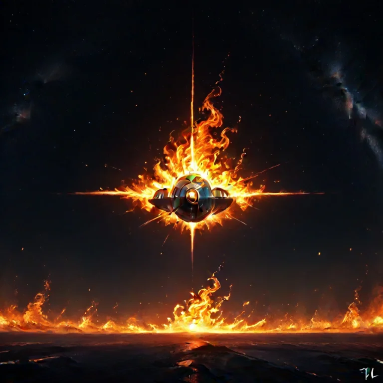 Space Ships,ftl,create A Stunning Image Using The Flame Styl...