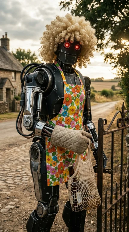 Robot V Zste A Paruce