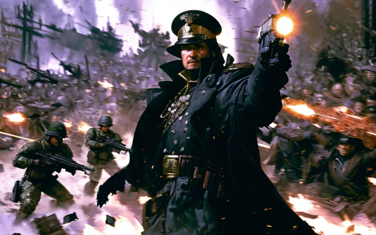 Solo Focus, Heroic Artwork, Action Shot, Full Body View, Det...