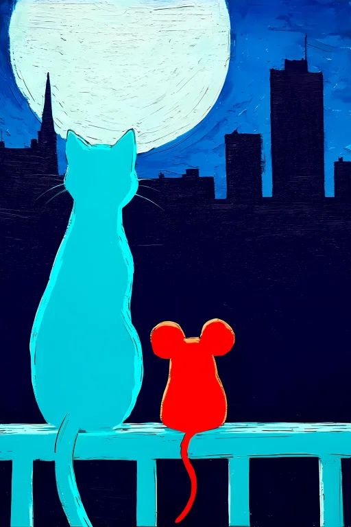 Anime Artwork, Masterpiece, Best Quality, Score7, A Cyan Cat...