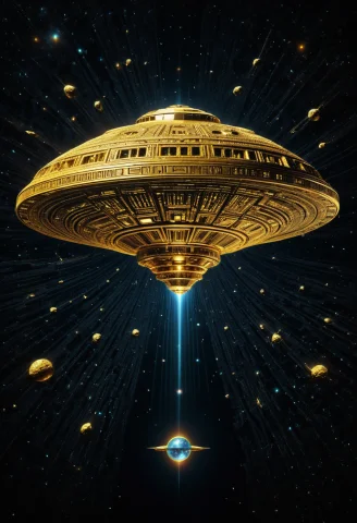 Masterpiece,ascii,8k.absurdes,intricate,maximum Resolution,u... — SDXL AI Prompt: masterpiece,ASCII,8k.absurdes,intricate,maximum resolution,UFO ,,,gold becomes b...