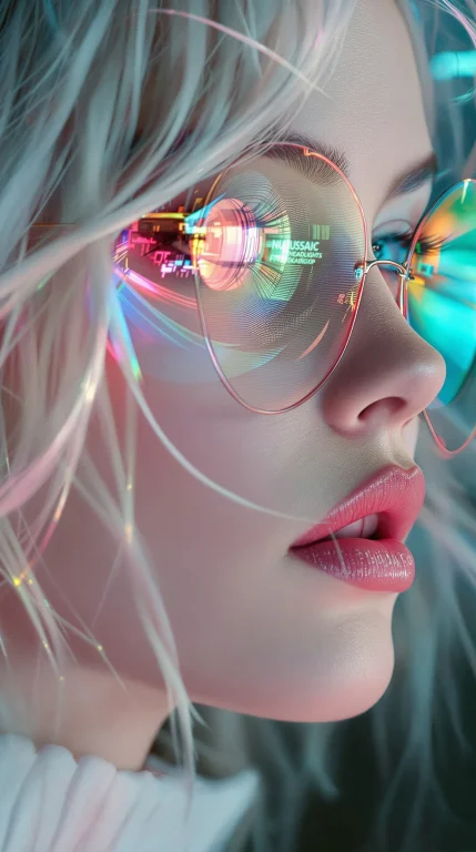 Nu Disco, Retro Disco Pop, Detailed, Pop Album Cover, White...