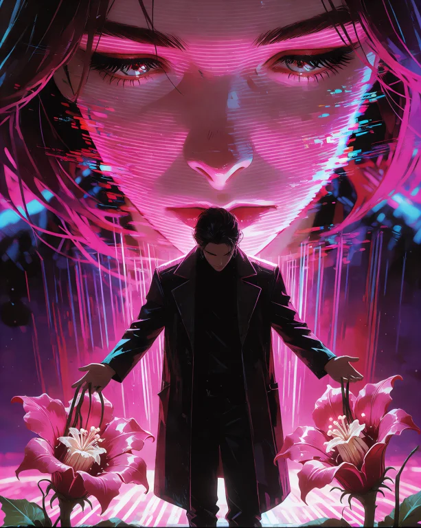 Rimixstyle Semi-realistic Anime Digital Illustration Of A Fi...