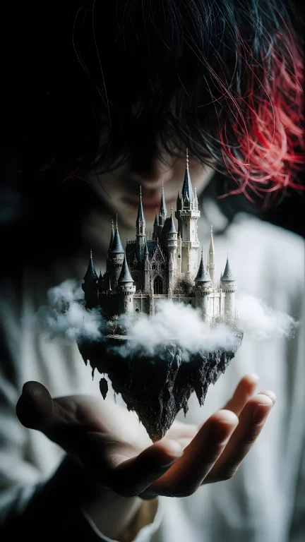 Zidiusart, A Surreal Close-up Shot Focusing On A Human Hand...