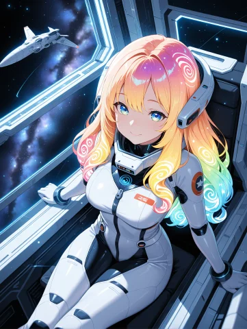 Dutch Angle, Depth Of Field, Female Focus, 1girl, Science-fi... — Stable Diffusion AI Prompt: dutch angle, depth of field, female focus, 1girl, science-fiction, from front, f...