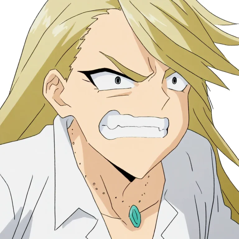 1girl, Solo, Jewelry, Blonde Hair, Necklace, Clenched Teeth,...