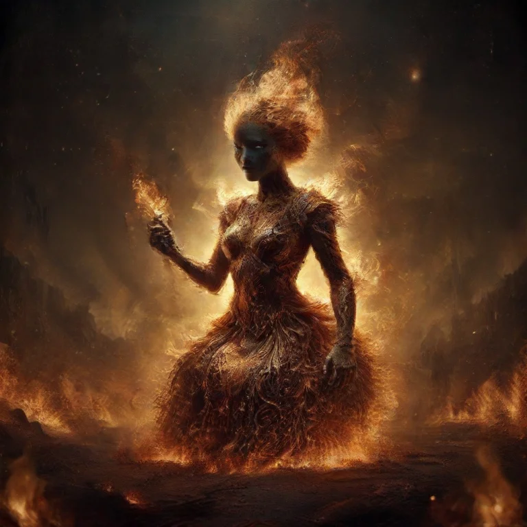 Koko-9 Android Woman Warrior Dressed In Armor And Made Entir...