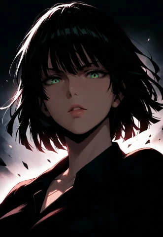 1boy, Fubuki From One Punch Man, Lips, Thin Lips, Parted Lip... — SDXL AI Prompt: 1boy, fubuki from one punch man, lips, thin lips, parted lips, solo, looking at...