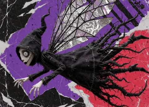 Pstecrime, 57opm, Hooded Figure With Long Black Robes Fallin... — Stable Diffusion AI Prompt: p@stecrime, 57OPM, hooded figure with long black robes falling through an abstra...