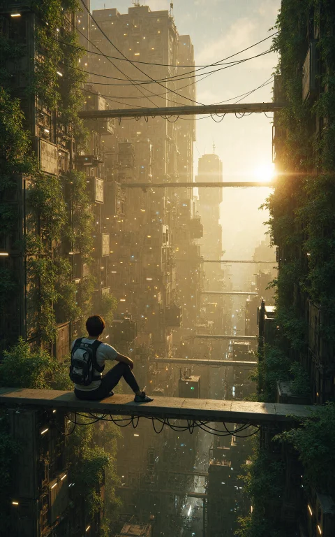 A Futuristic Eco-city Covered In Massive Vertical Gardens,wh...
